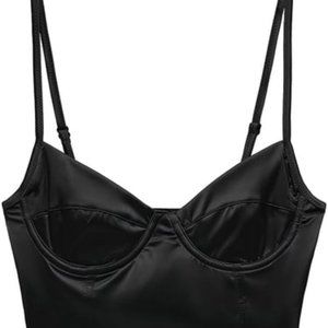 ZARA Satin Effect Bralette